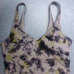 lululemon Align™ Tank Top Size 6 Radial Tie Dye Mauve Grey Multi